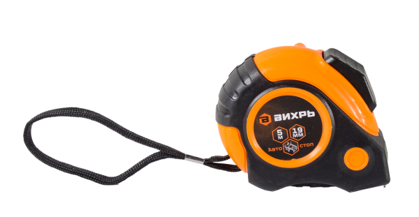 Рулетка ВИХРЬ 5мх19мм автостоп