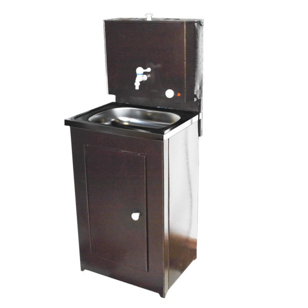 Умывальник дачный "Комфорт" ВИХРЬ с подогревом, нержавейка, медь