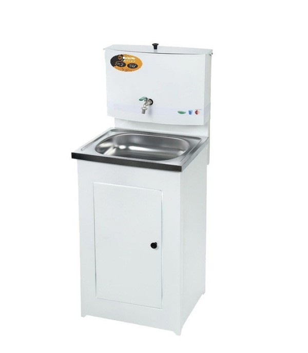 Умывальник дачный без подогрева "Люкс" ВИХРЬ, нержавейка, белый