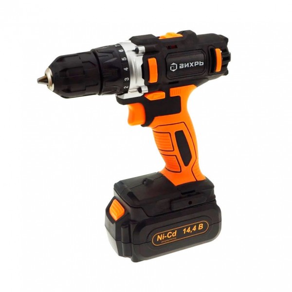 Дрель-шуруповерт ВИХРЬ ДА-14,4-2