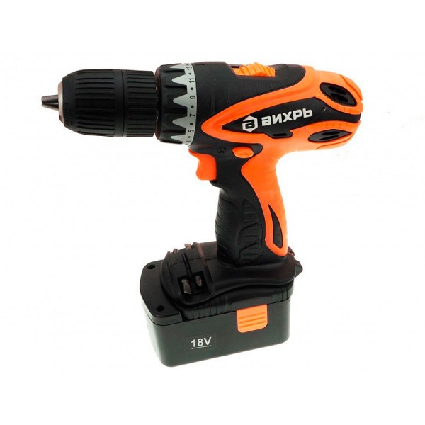Дрель-шуруповерт ВИХРЬ ДА-18-2К
